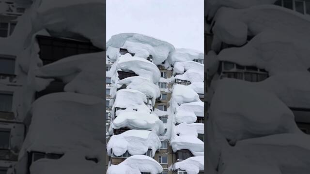 🔴😳💥🇷🇺❄️ УЖАС В РУСИЯ! Shocking Scenes in Russia: Apartment Buildings Buried Under Massive Snowfall!