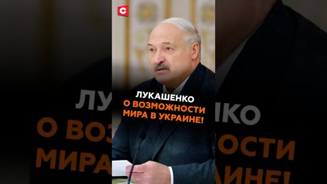 Лукашенко: с войной мы разберёмся! Президент о возможности мира в Украине #лукашенко #беларусь