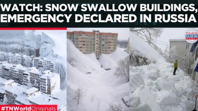 💥🇷🇺❄️ RUSSIA’S SNOW APOCALYPSE: Kamchatka Buried Under Heavy Snow, 10-Foot Drifts Swallow Entire Buildings