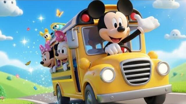 Mickey Mouse School Bus Adventure | kids cartoon