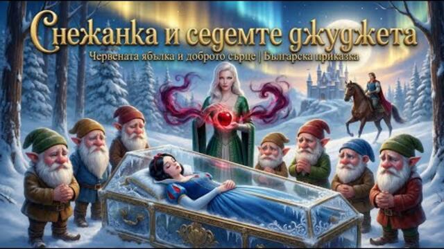 Снежанка и седемте джуджета (3D) | Червената ябълка и доброто сърце | Българска приказка