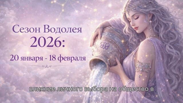 Сезон Водолея 2026: Полнолуние - 2 февраля, первое Солнечное затмение 17 февраля.