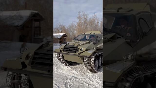🇷🇺❄️ Гусеничный вездеход ЛАЙКА Шторм #automobile #болотоход #offroad #вездеход #criss #танк