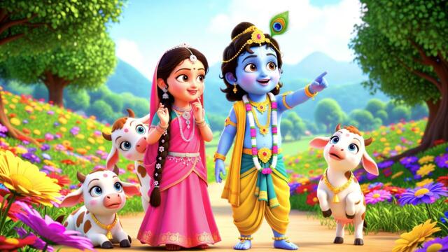 Choti Choti Gaiya, Chote Chote Gwal | छोटी छोटी गैया | #Little Krishna Bhajan - Krishna Bal Leela