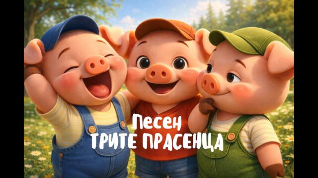 Трите прасенца  | Детска песничка  | Кукуригу ТВ