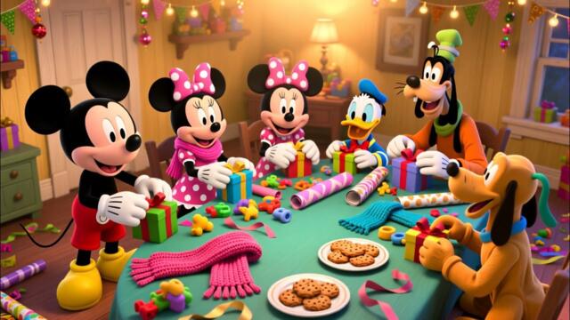 Mickey Mouse y Sus Amigos 🎁❄️ | Sorpresa de Regalos de Invierno | Trabajo en Equipo y Amistad