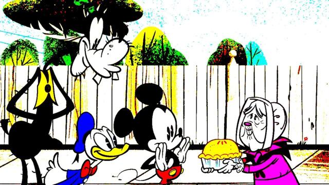 Mickey Mouse Gives Cake to Granny/SB Gamavision Csupo Effects