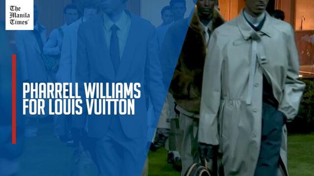 Pharrell Williams kicks off Men's Fashion Week with futuristic Vuitton show in Paris