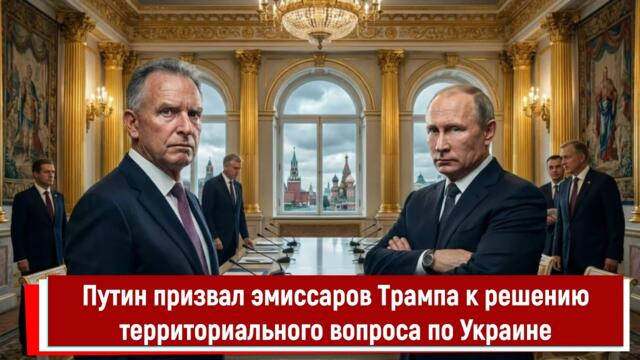 Путин призвал эмиссаров Трампа к решению территориального вопроса по Украине