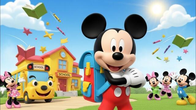 Mickey Mouse School Fun Adventure | Happy Learning & Playtime Cartoon for Kids