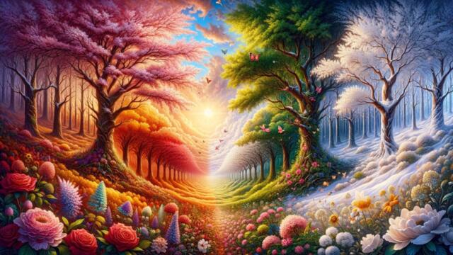 💚Четири сезона - зелена пролет,цветно лято ... (Peder B.Helland )🌸