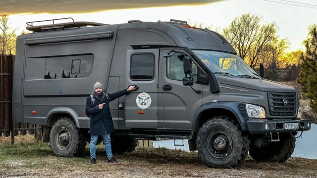 Автодом ГАЗ Садко Next - машина от КТТ специально для комфортной охоты в России. Обзор дома на колесах 4х4.