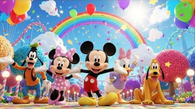 🎉 Mickey Mouse and the Day of Fun | Minnie, Goofy, Donald, and Daisy Friendship Adventure 🌈🎈