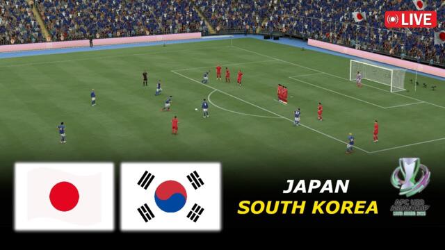 🔴Japan vs South Korea Live | AFC U23 Asian Cup Semi-Final 2026 | eFootball PES 21 Simulation