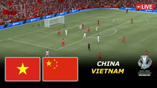 🔴Vietnam vs China Live | AFC U23 Asian Cup Semi-Final 2026 | eFootball PES 21 Simulation