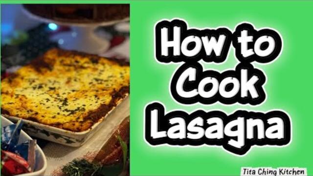 How to make Cheesy Lasagna