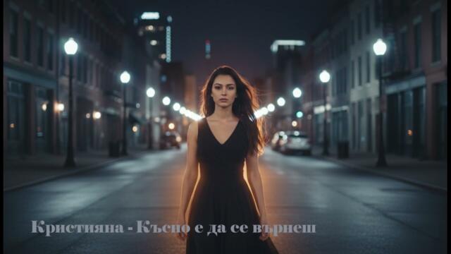 Кристияна – Късно е да се върнеш | Емоционална поп балада 2026