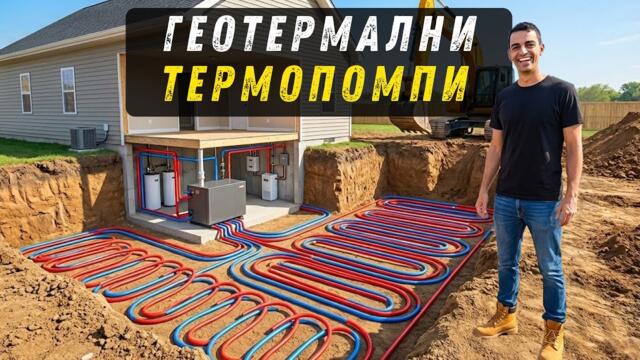 🍀❄️🔥Геотермални термопомпи | Най-ниската консумация на ел. енергия за отопление и охлаждане