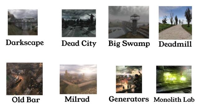 All CUT SHADOW OF CHORNOBYL LOCATIONS explained in 4 minutes