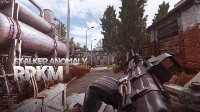 Stalker Anomaly: Soviet RPKM Drum + Bas Scopes + PRS + 3DSS