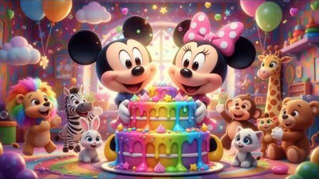 🎂🏠 Mickey & Minnie’s Cozy Home Cake Party | 27 Minutes of Happy 3D Kids Cartoon 🐭🧸