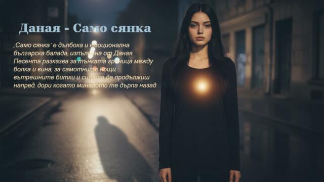 Даная - Само сянка | Нова българска балада 2026