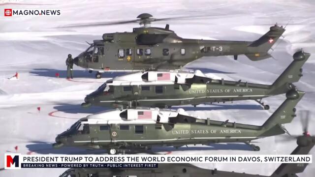 🇺🇸 President Donald Trump arrives in Zurich, Switzerland for Davos World Economic Forum [LIVE]