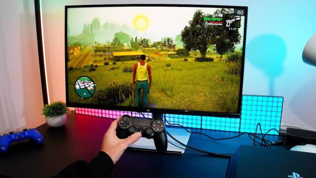 GTA San Andreas DE - PS4 Pro Performance Test – 60FPS on 4K Monitor