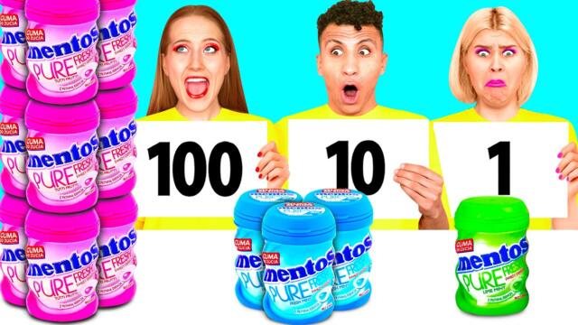 Предизвикателство 100 Слоя Храна | Луди Трикове и Рецепти RaPaPa Challenge