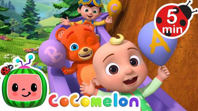 Up, Up, and ABCs! JJ’s Balloon Sky Adventure | JJ's Animal Time | Preschool Cartoons