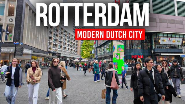 ROTTERDAM, Netherlands 🇳🇱 Modern Dutch Power | 4K Walking Tour