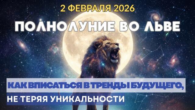♌️ ПОЛНОЛУНИЕ ВО ЛЬВЕ 02.02.2026 #полнолуние  #ПолнолуниеВоЛьве