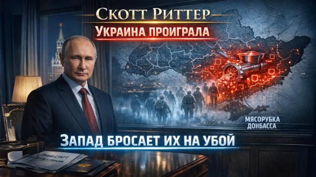 Скотт Риттер: Украина проиграла. Запад бросает их на убой. «Мясорубка» Донбасса