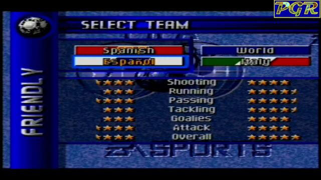 Fifa 95, 96, 97, 98, 99, 00, 01, 02 & 03 Team Ratings, Player Stats & Gameplay.