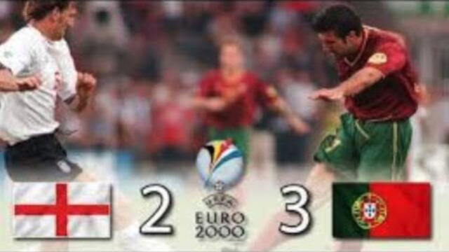 Euro 2000 Portugal vs England 3 2 all goals and highlights #euro2000 #PortugavsEngland3 2