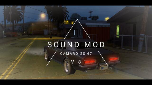 🔥Sound V8 muscle car || Camaro SS 1967 || gta sa android