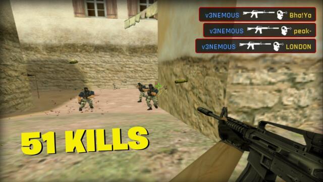 Complete Domination From Start to End (51Kills) | Map: De_Tuscan