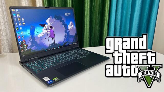 GTA 5 on Lenovo IdeaPad Gaming 3 (2023)