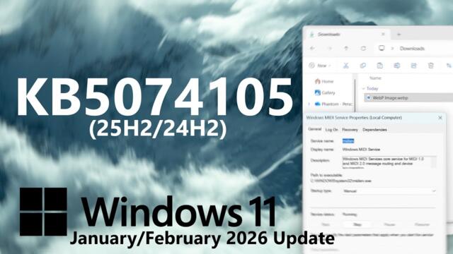 Windows 11 January/February 2026 Update (KB5074105): What's New?