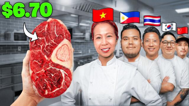 I Asked 5 Asian Chefs How they Cook CHEAP Beef!