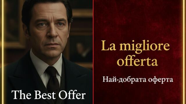 La migliore offerta / Най-добрата оферта / The Best Offer (2013) part.1 BG Audio