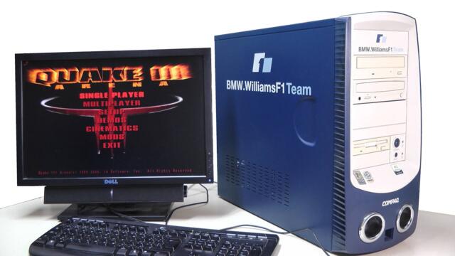 F1 Williams 2002 computer by COMPAQ with Intel Celeron