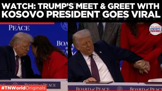 What Did Trump Say? Kosovo President Moment at Davos Goes Viral