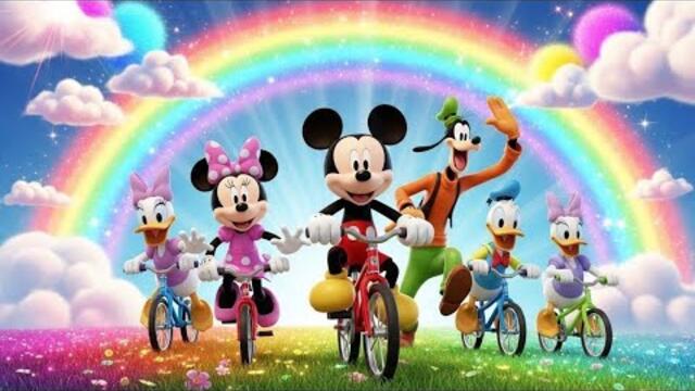 🚲 Mickey Mouse and His Bike Ride | Fun Adventure Poem for Kids | Learning, Friendship & Storytime