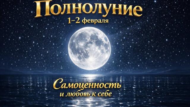 🌕Полнолуние🌕 1 - 2 февраля. Самоценность и Любовь к себе♥️#астропрогноз #гороскоп #полнолуние