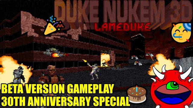 Duke Nukem 3D 1995 Beta - Lameduke - No Commentary Gameplay