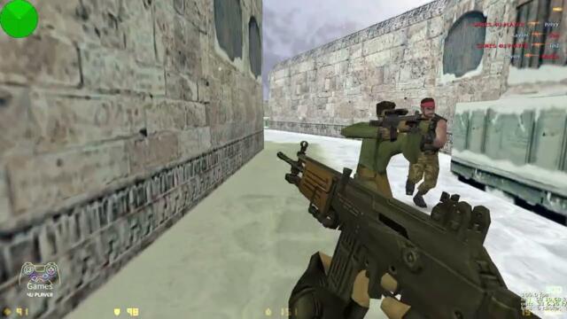 Counter Strike 1.6 de_dust_dew – Snowy Dust Remake Bomb Action | Gameplay Part 70 (PC)
