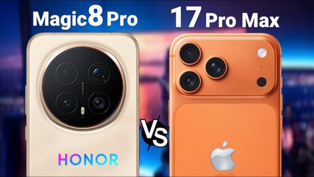 Honor Magic 8 Pro Vs iPhone 17 Pro Max – Can Honor Beat iPhone ?!