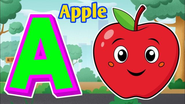 ABC Rhymes for Toddlers |A to Z ABC Phonics Song for Kids | Phonics Fun with A for Apple #kidssongs