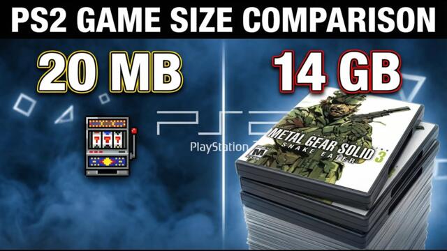20 megabytes vs. 14 gigabytes: The evolution of PS2 games 📈